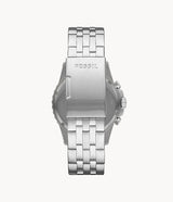 Fossil Fb-01 Silver Chronograph Men's Watch FS5864