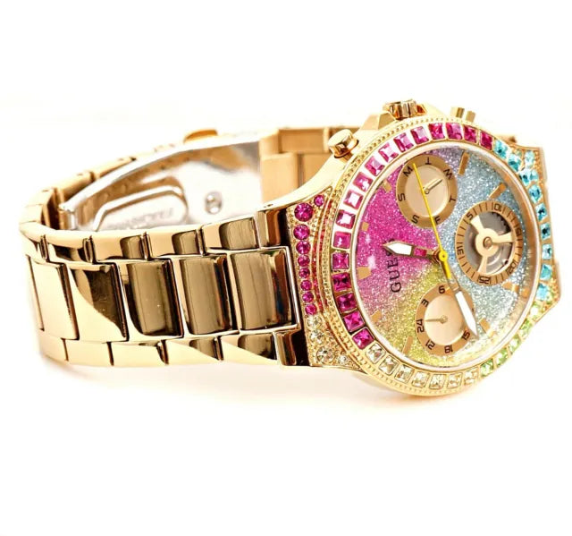 Reloj Guess Sugarrush Ombre Dial Oro Mujer GW0258L1