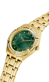 Reloj Mujer Guess Cosmo Esfera Verde Oro GW0033L8