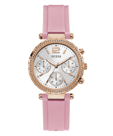 Reloj Mujer Guess Solstice Oro Rosa Silicona GW0113L4