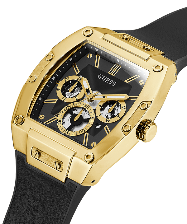 Reloj Hombre Guess Phoenix Multifunción Silicona Negro GW0202G1