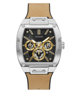 Reloj Guess Phoenix Hombre Correa Piel Beige GW0202G3