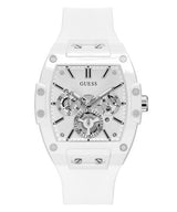 Reloj Guess Phoenix Hombre Correa Silicona Blanca GW0203G2