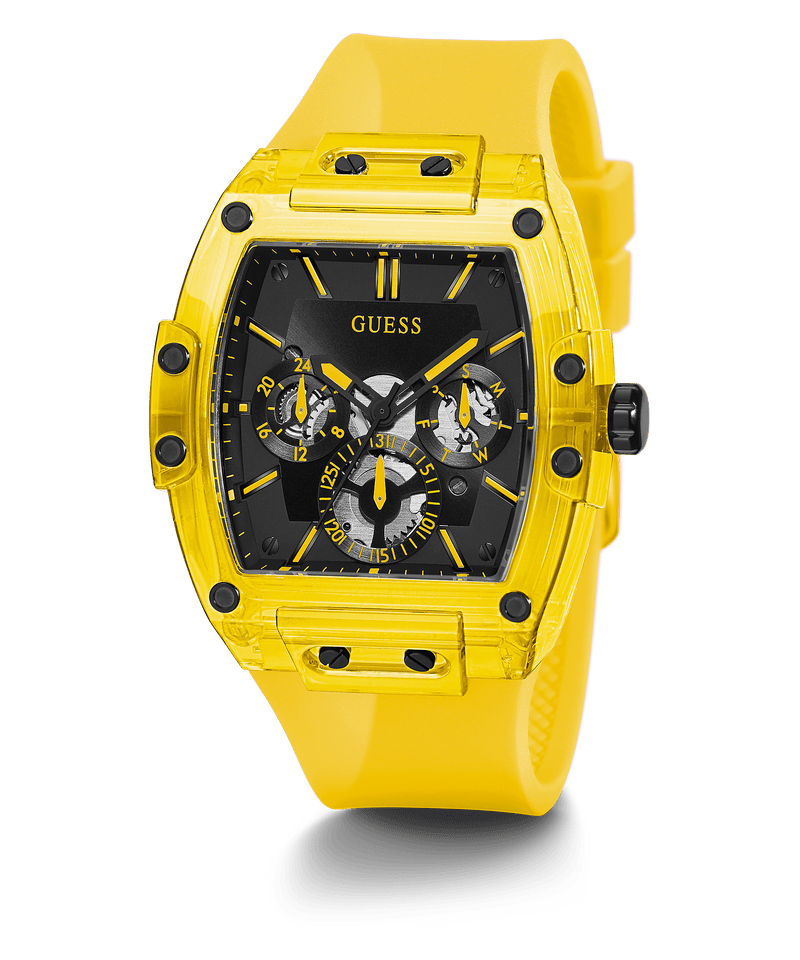 Reloj Hombre Guess Silicona Amarillo GW0203G6