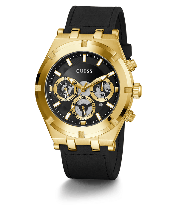 Reloj Guess Multifunción Dorado y Negro Hombre GW0262G2