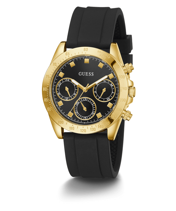 Reloj Guess Eclipse Mujer Correa Silicona Negra GW0315L1