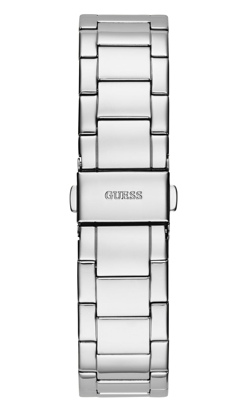 Guess GW0320L1 - Reloj para mujer con esfera plateada y esfera brillante