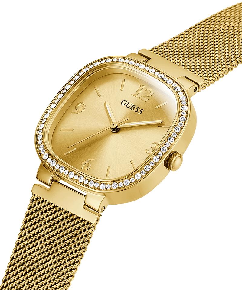 Reloj Guess Tapestry Cuadrado Dorado Mujer GW0354L2 Watches of America