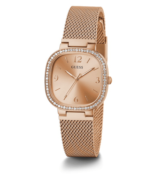 Reloj Guess Tapestry Rose Gold Square Mujer GW0354L3