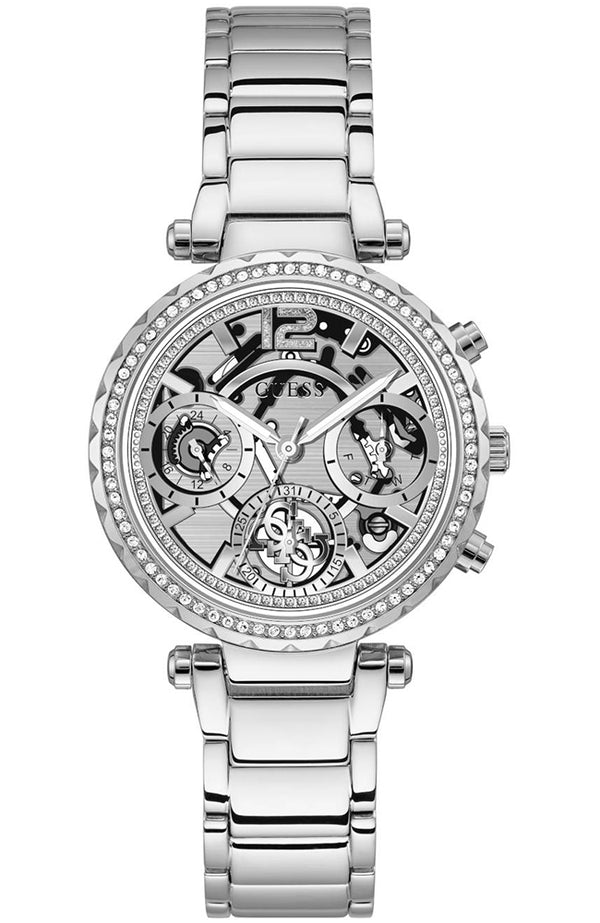 Guess Solstice Reloj de Mujer en Tono Plateado GW0403L1