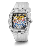 Reloj Guess Clear Case Correa Silicona Hombre GW0499G3