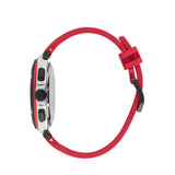 Quantum Men's Red Chronograph Silicone Strap Watch – HNG1010.359