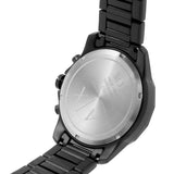 Armani Exchange Banks Reloj cronógrafo de cuarzo con esfera negra para hombre AX1722