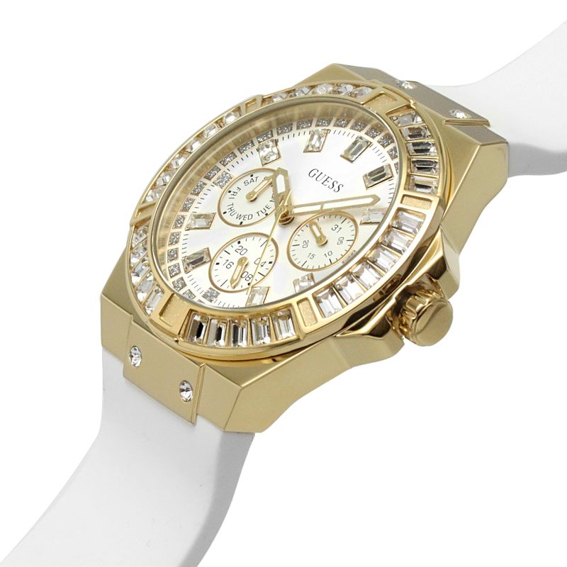 Reloj Mujer Guess Venus Silicona Blanca GW0118L5 – Watches of America