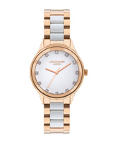 Lee Cooper Women's 35 MM Super Metal Rose Gold Watch – LC07874.430