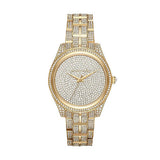 Reloj Michael Kors Lauryn con esfera dorada para mujer MK3930