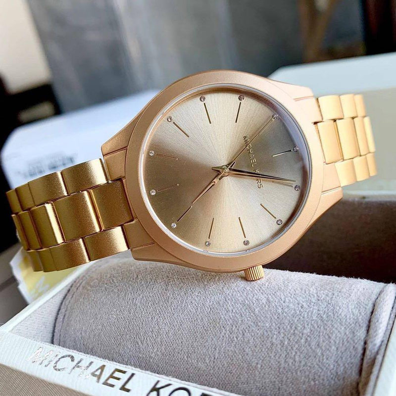 Michael Kors Slim Runway All Gold Women's Watch MK4501