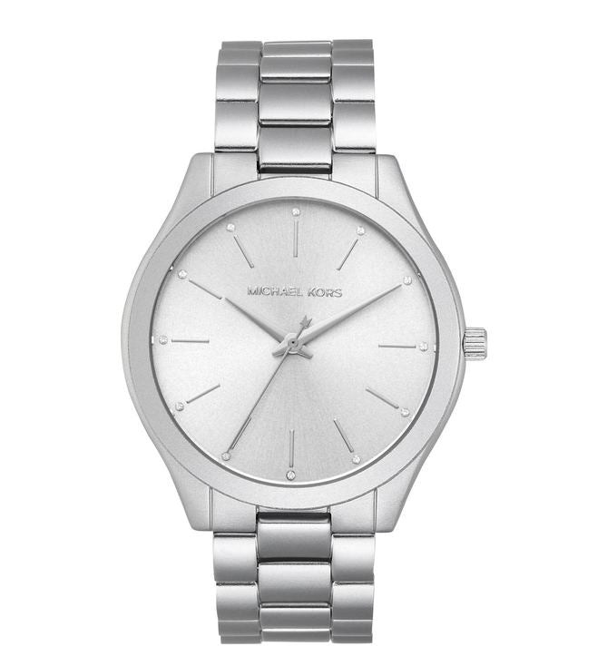 Michael Kors Slim Runway Silver Unisex Watch  MK4502 - Big Daddy Watches
