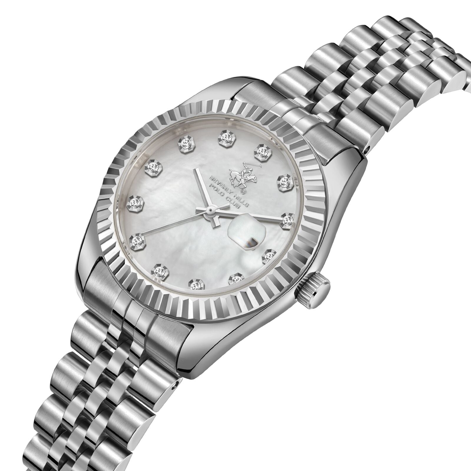 Beverly Hills Polo Club Silver Ladies Watch BP3654X.320