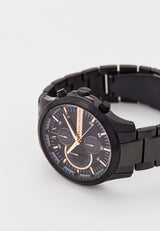 Armani Exchange Classic Cronógrafo Cuarzo Esfera Negra Reloj para Hombre AX2429