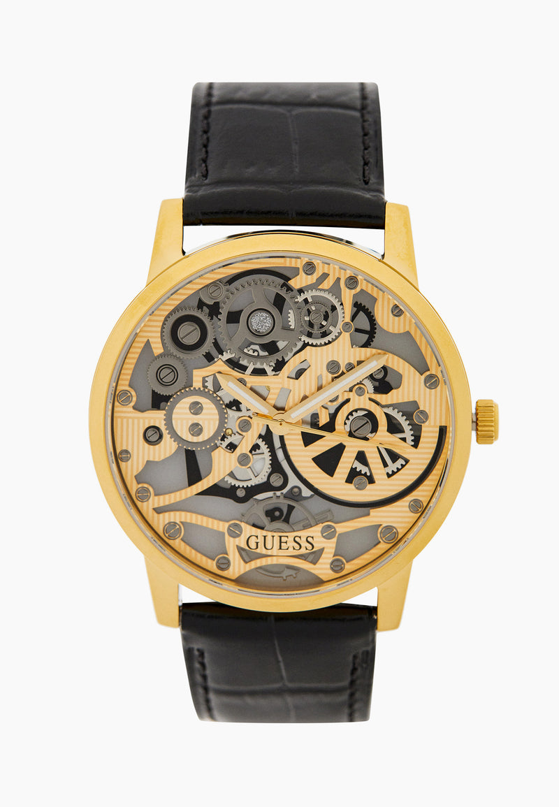 Reloj Guess Tailor GW0389G2 para hombre con correa de piel y esfera do –  Watches of America