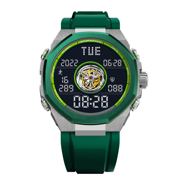 Skyway Smartwatch with Tourbillon Men's Watch  NOXSKYWAYGREEN - Watches of America