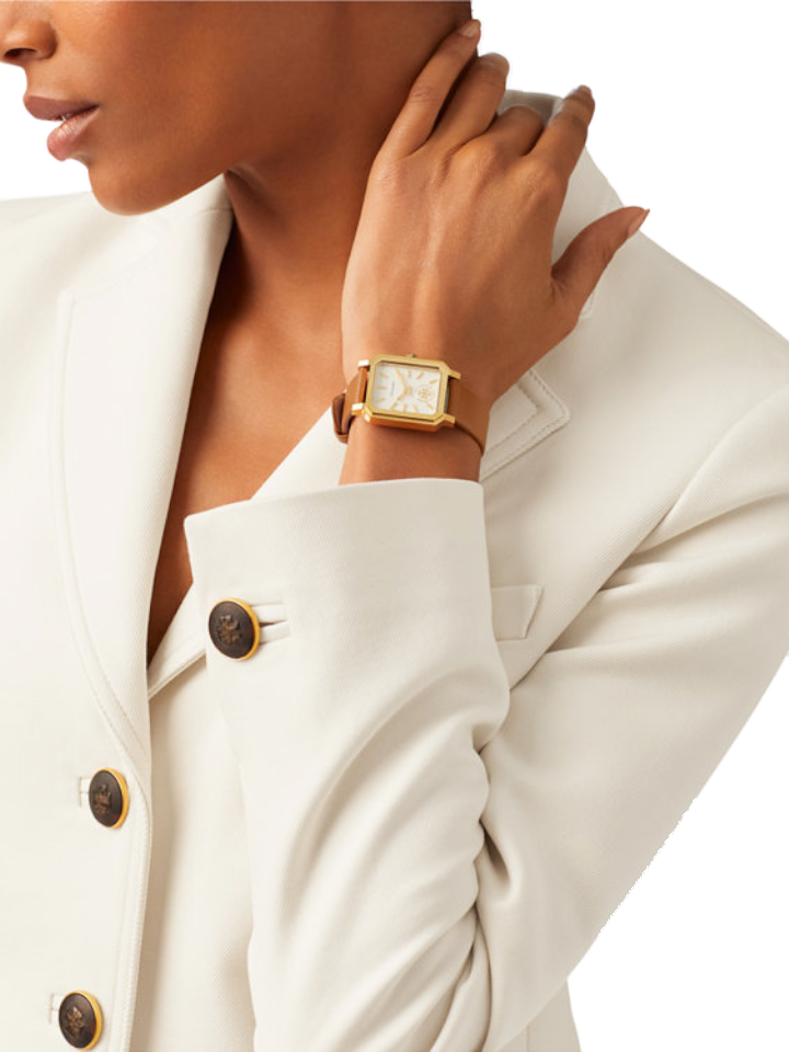 Tory Burch Robinson Quartz Cream Dial Women's Watch TBW1503 - Image 6