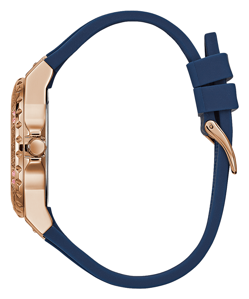 Reloj Guess Moonlight Cronógrafo Correa Azul Mujer GW0257L3