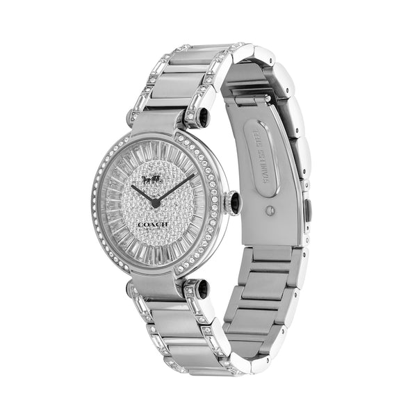 Coach Cary Crystal Plata Mujer Reloj 14503834