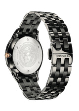 Versace Univers GMT Quartz Black Dial Men's Watch VEBK00618