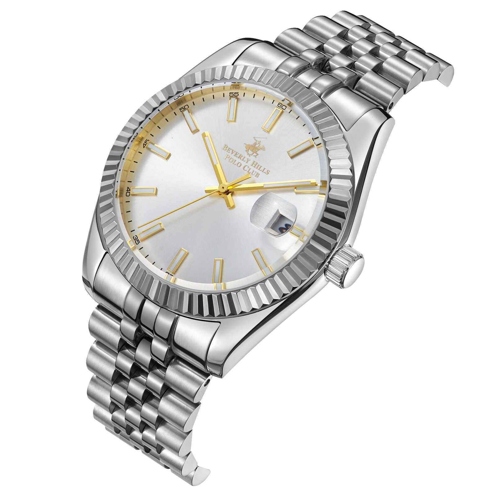 Beverly Hills Polo Club Silver Men's Watch BP3018X.331
