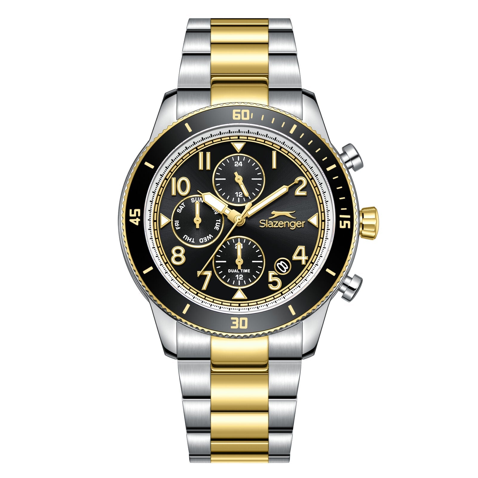 ساعة سلازنجر ثنائية اللون للرجال SL.09.2604.2.250