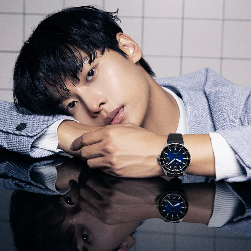 Emporio Armani Silver and Blue Men's Watch - AR11516 AR11516 - Image 8