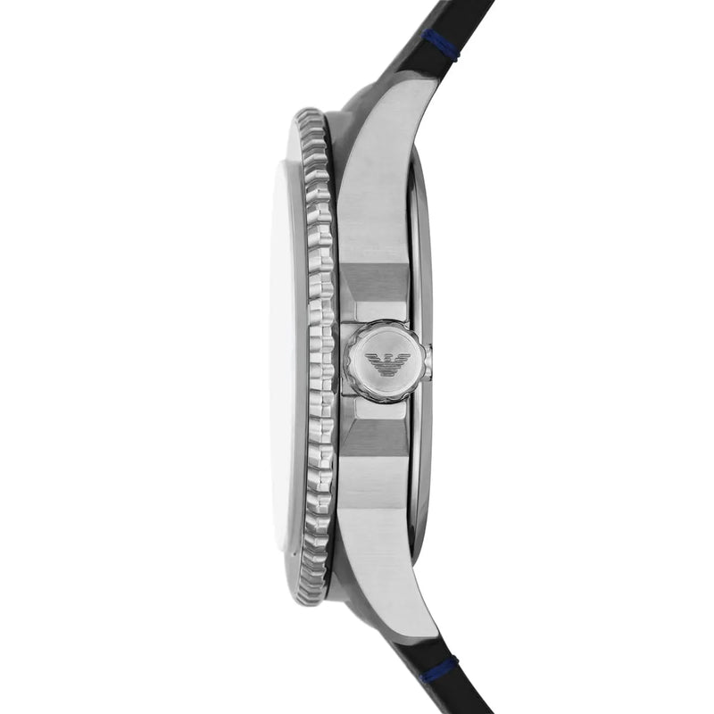 Emporio Armani Silver and Blue Men's Watch - AR11516 AR11516 - Image 4