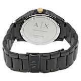 Reloj Armani Exchange para hombre con esfera negra y PVD negro AX2121
