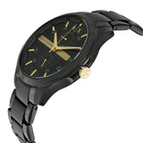 Reloj Armani Exchange para hombre con esfera negra y PVD negro AX2121