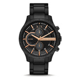 Armani Exchange Classic Cronógrafo Cuarzo Esfera Negra Reloj para Hombre AX2429