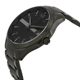 Armani Exchange Hampton AX2104 - Reloj para hombre, esfera negra, chapado en iones, color negro