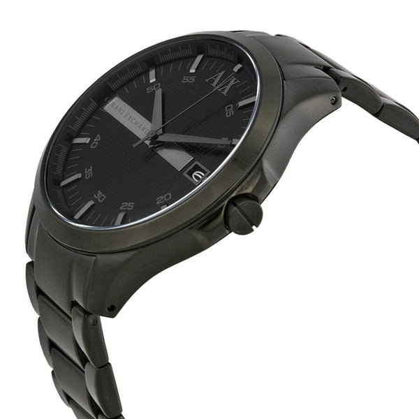 Armani Exchange Hampton Black Dial Black Men's Watch - AX2104