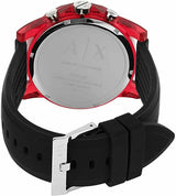 Armani Exchange Outerbanks Red Silicon Strap Men's Watch - AX1338