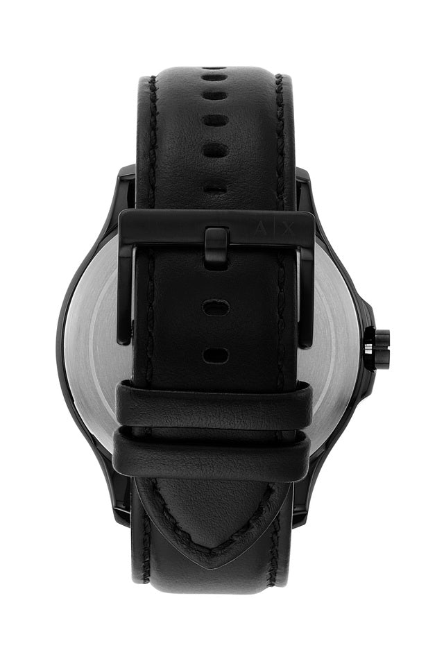 Armani Exchange Hampton All Black Blue Dial Watch - AX2411