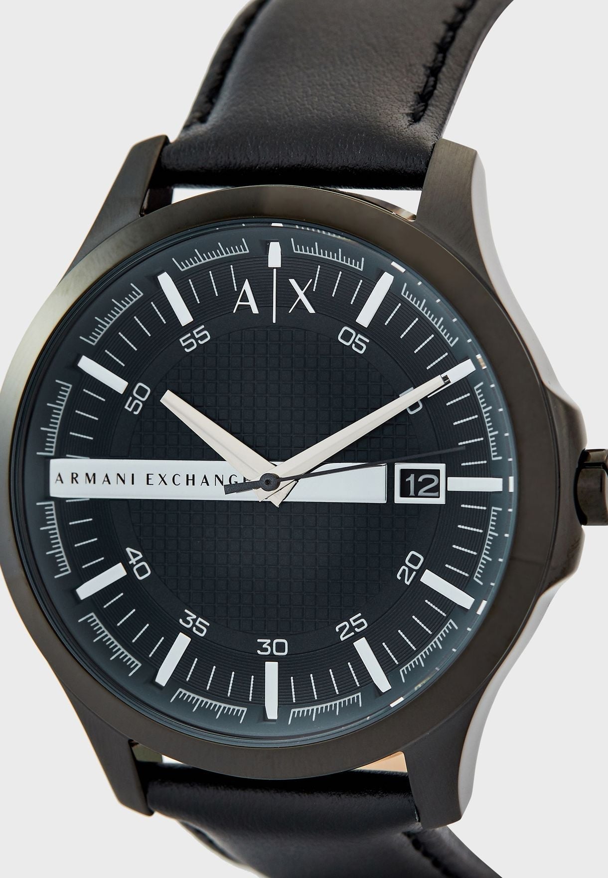 Armani Exchange Hampton All Black Blue Dial Watch - AX2411