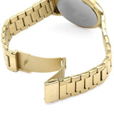 Armani Exchange Reloj para hombre de acero inoxidable en tono dorado con tres manecillas AX2707