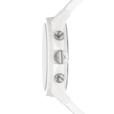 Armani Exchange Outer Banks Chronograph White Silicone Watch - AX1340