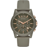 Armani Exchange Outer Banks Chronograph Siliconce Watch - AX1341
