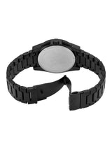 ساعة أرماني إكستشينج للرجال، سوداء اللون، بثلاث عقارب وتاريخ - AX1952