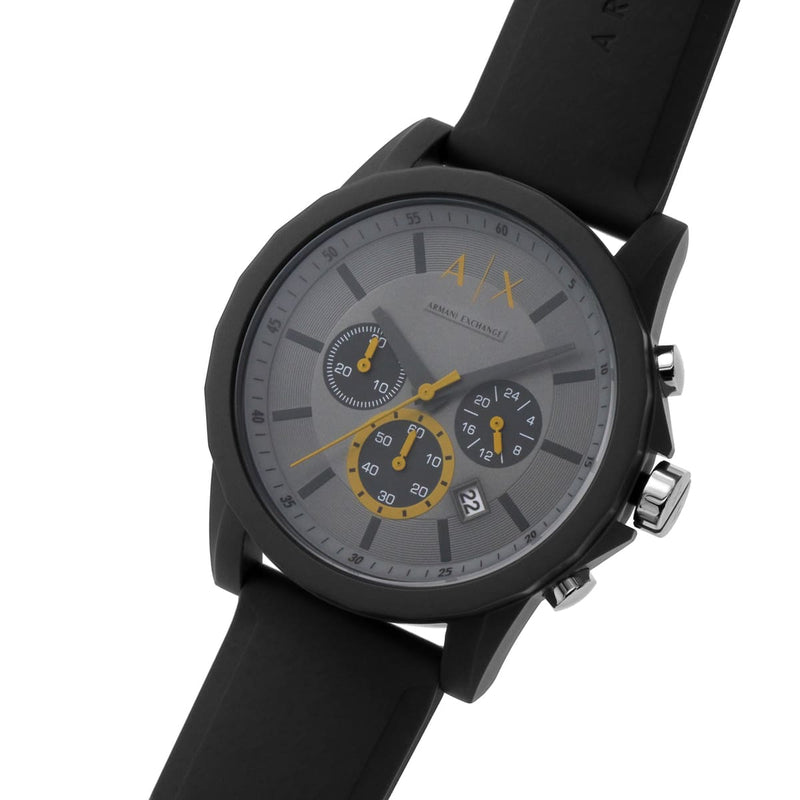 Armani Exchange Reloj cronógrafo de cuarzo con esfera gris para hombre AX7123