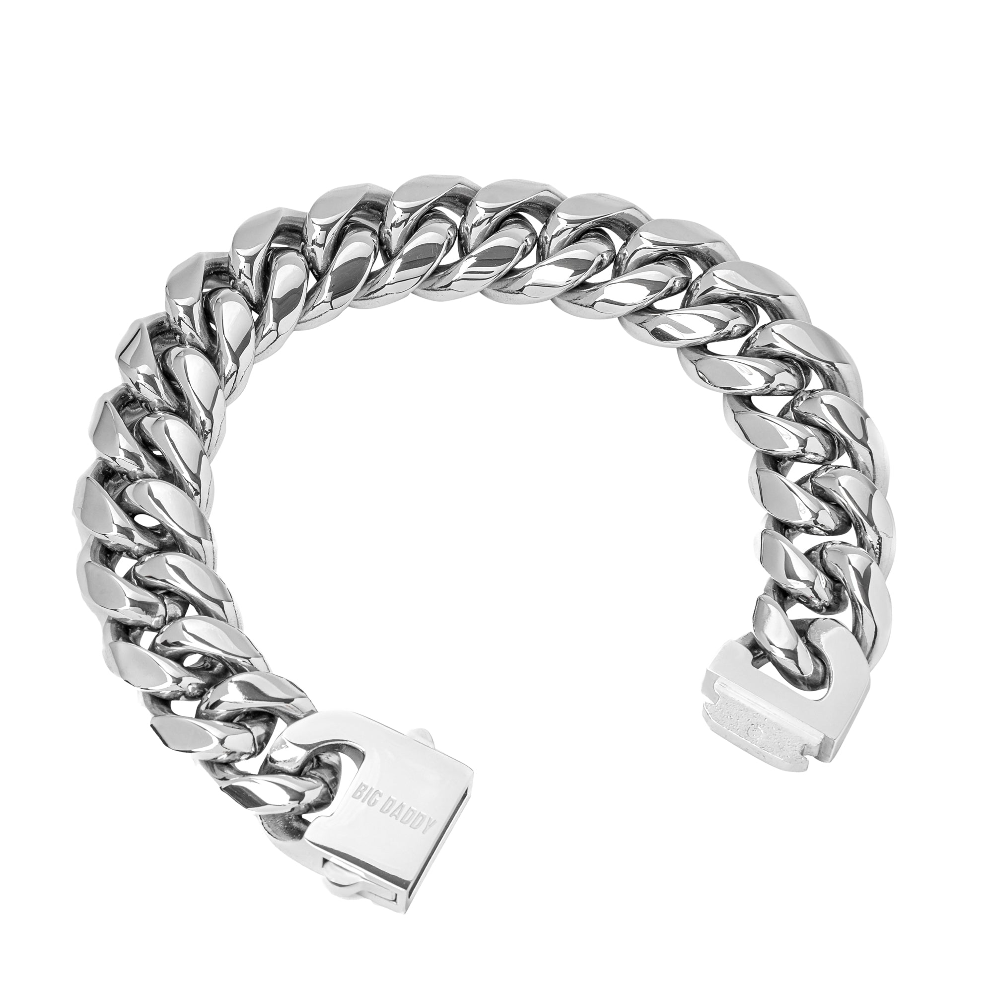 Big Daddy 18MM Cuban Link Stainless Steel Bracelet - Bracelet