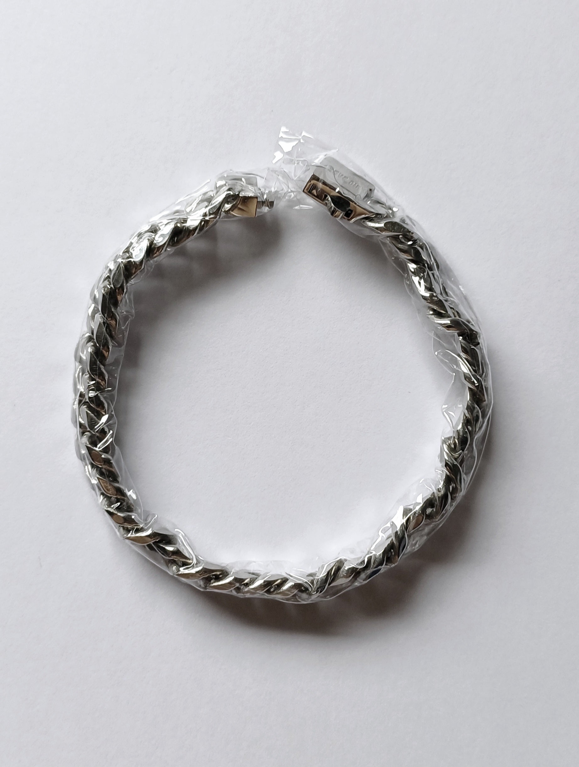 Big Daddy 8MM Cuban Link Silver Bracelet - 8 inch - Bracelet