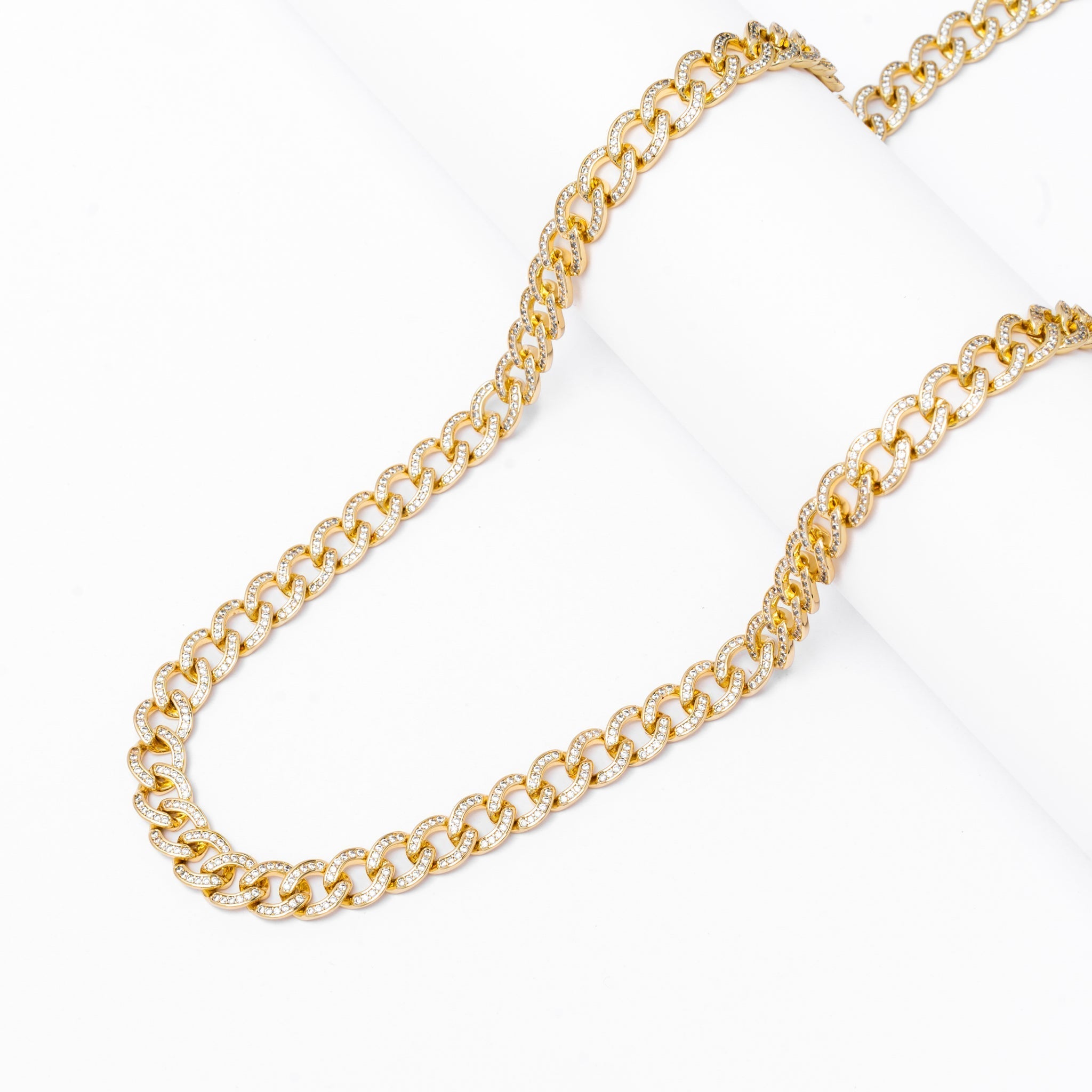 Big Daddy 8MM Iced Cuban Gold Chain - Chain